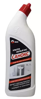Гель ультра белый для унитаза Санокс