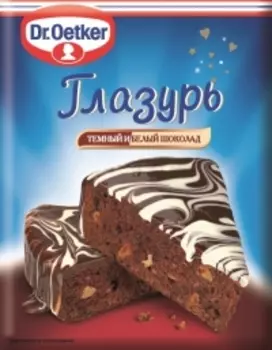 Глазурь "Dr.Oetker" темный/белый шоколад