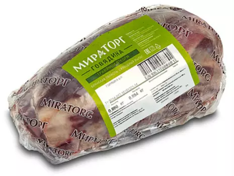 Голяшка говяжья без кости охл Фермерский бычок Мираторг ~ 0.9 кг