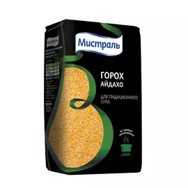 Горох шлифованный желтый колотый Айдахо Мистраль