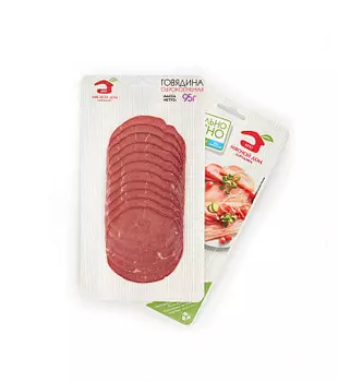Говядина с/к нарезка МДБ
