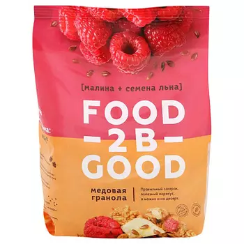 Гранола Малина-Семена льна 300г Granolife