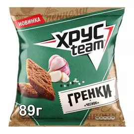 Гренки чеснок 89 г Хрусteam