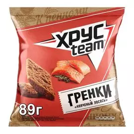 Гренки копченый лосось 89 г Хрусteam