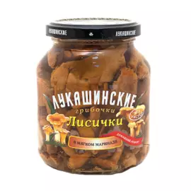 Грибы маринованные Лисичкм Лукашинские