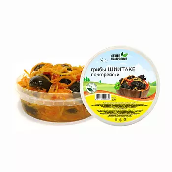 Грибы Шиитаке "по-корейски" Летнее настроение