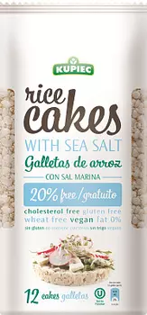 Хлебцы рисовые с морской солью Kupiec