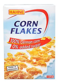 Хлопья кукурузные без сахара Hahne