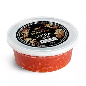 Икра зернистая нерка Сахалинский Бутерброд