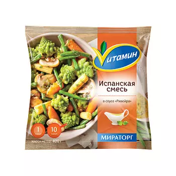 Испанская смесь в соусе "Ривейра"