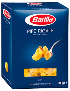 Изделия макаронные Пипе Ригате 500г Barilla