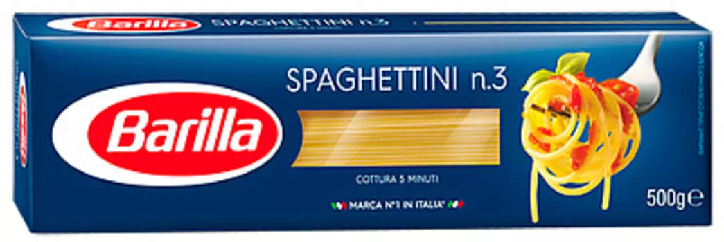 Изделия макаронные Спагеттини 500г Barilla