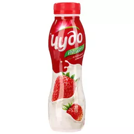 Йогурт питьевой "Чудо" клубника/земляника