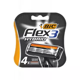 Касеты сменные для бритья Bic Flex 3 Hybrid 4 шт