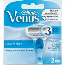 Кассеты сменные для бритья 2 шт VENUS
