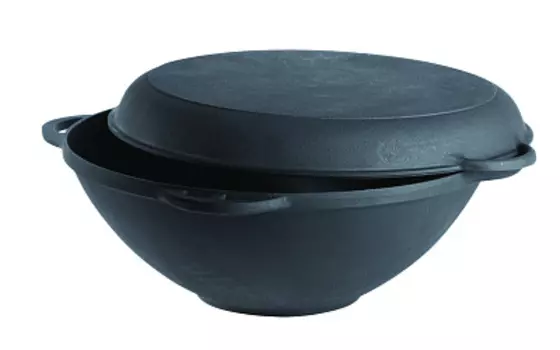 Казан чугунный с крышкой-сковородой Forester