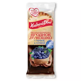 Кекс с черникой и ежевикой Ягодное лукошко