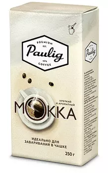 Кофе Мокка молотый для заваривания в чашке PAULIG