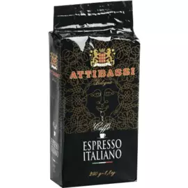Кофе молотый Espresso Italiano 250г пакетики Attibassi