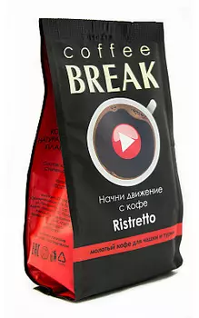 Кофе молотый Ristretto 200г Coffee Break