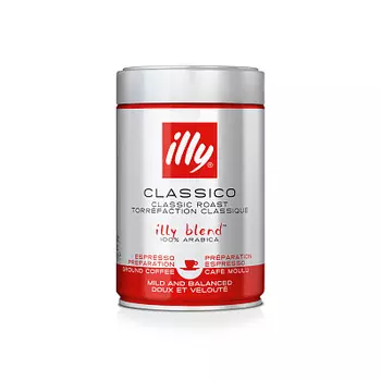 Кофе молотый средней обжарки illy