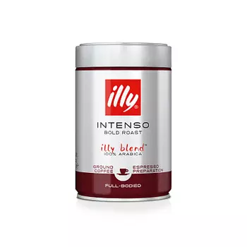 Кофе молотый темной обжарки illy