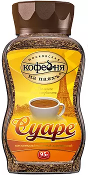 Кофе растворимый Суаре Московская кофейня на паяхъ