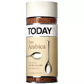 Кофе растворимый Today Pure Arabica сублимированный