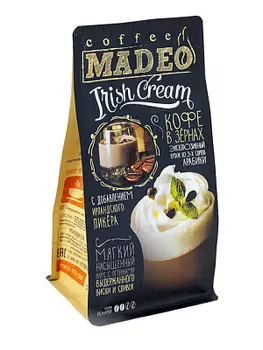 Кофе зерновой Irish Cream 200г Madeo