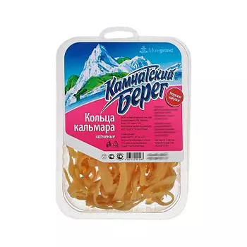 Кольца кальмара солено-сушеные КАМЧАТСКИЙ БЕРЕГ