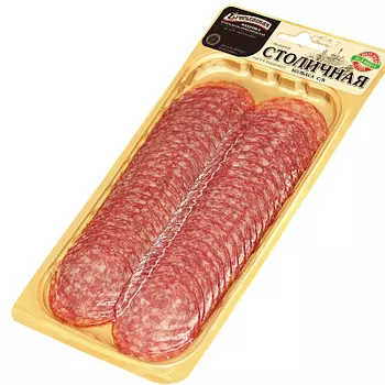 Колбаса Столичная нарезка 100 г Егорьевская