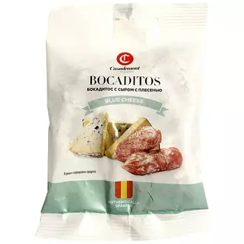 Колбаски с/в Бокадитос с сыром с плесенью 60 г. Casademont