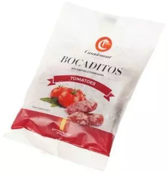 Колбаски сыровяленые Casademont Бокадитос с томатами, 60г