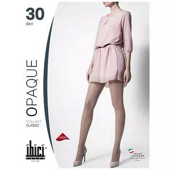 Колготки капроновые OPAQUE 30 цвет FUME р-р L ibici