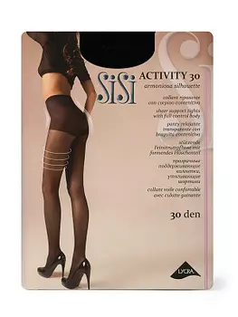 Колготки жен. Sisi Activity 30 Nero 3