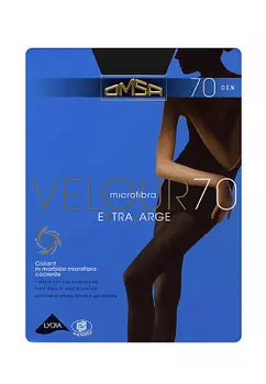 Колготки жен.Velour Nero3 70 дэн Omsa