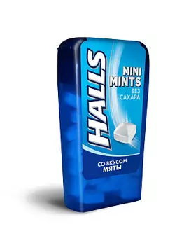 Конфеты без сахара со вкусом мяты Halls Mini Mints