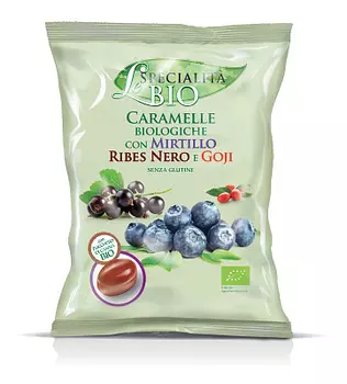 Конфеты Le Specialita Bio с черникой черной смородиной и ягодами годжи