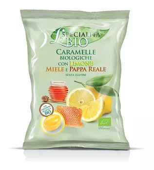 Конфеты Le Specialita Bio с лимоном мёдом и маточным молочком