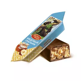 Конфеты Мишка Косолапый грильяж вес Красный октябрь