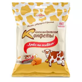 Конфеты молочные Александровские Люкс на сливках Сладовянка