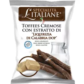 Конфеты Тоффи сливочные с лакрицей из Калабрии Serra