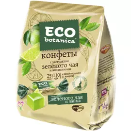 Конфеты желейные Эко ботаника с экстрактом зеленого чая/витаминами Объединенные кондитеры