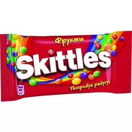 Конфеты жевательные в глазури Фрукты Skittles