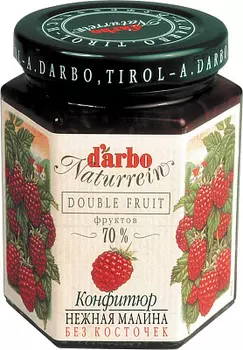 Конфитюр Нежная Малина без косточек 200г DARBO