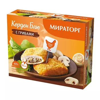 Кордон блю с грибами