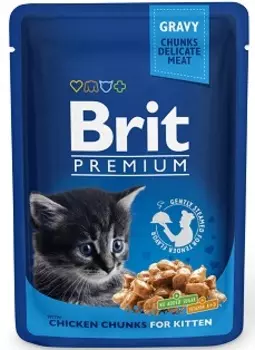 Корм для котят курица Brit Premium