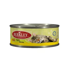 Корм для взрослых кошек легкая формула Berkley