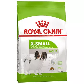 Корм сухой для собак миниатюрных размеров от 10 месяцев до 8 лет X-Small Adult 500г ROYAL CANIN Росс