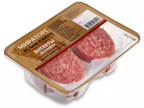 Котлеты из говядины 400г Мираторг